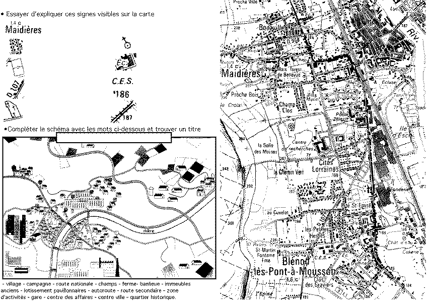 Carte topographique