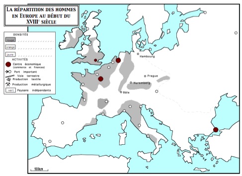Europe économique au XVIIIe siècle